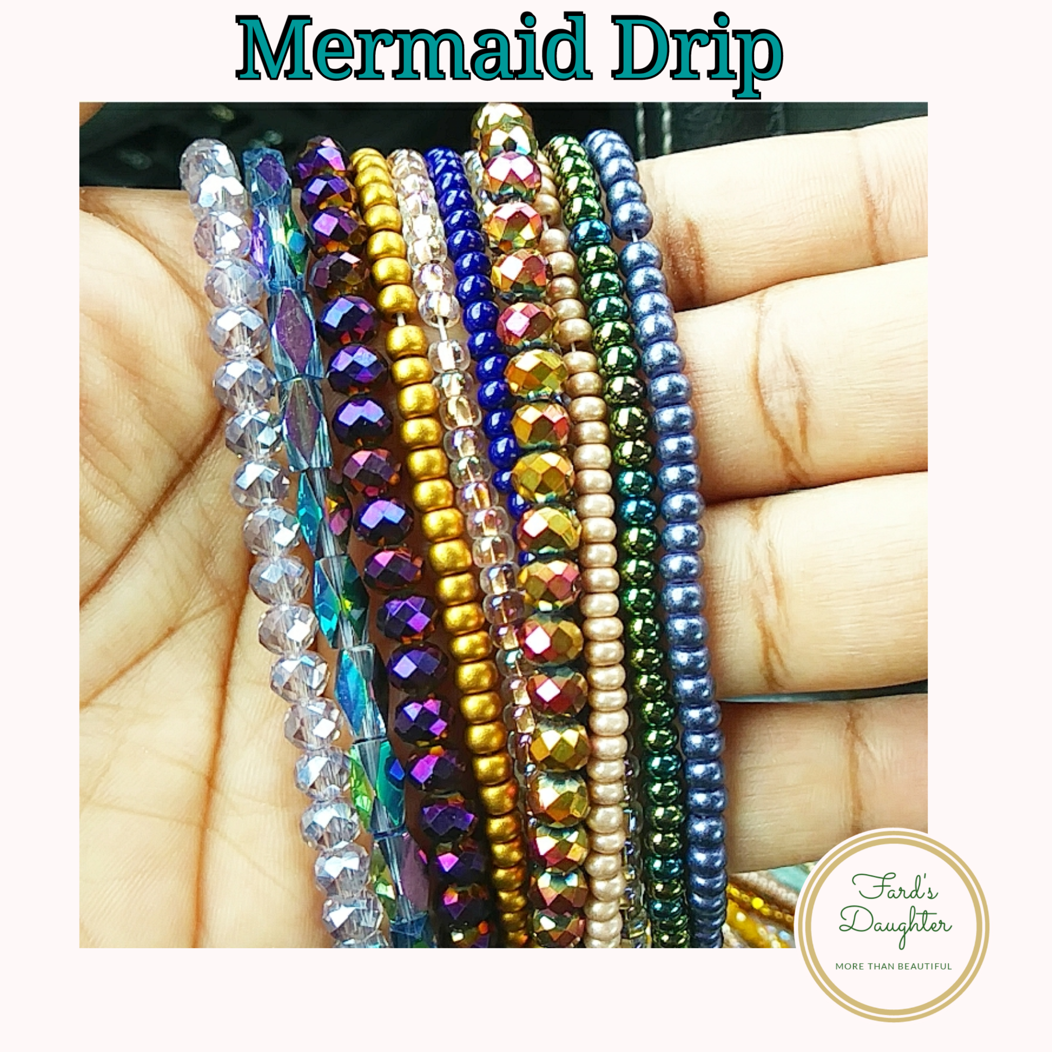 Mermaid Drip Waistbeads